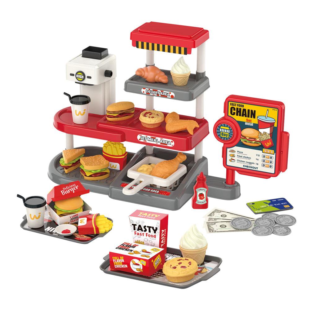 Little Fat Hugs Fast Food Stand DIY Burger Set | The Nest Attachment Parenting Hub