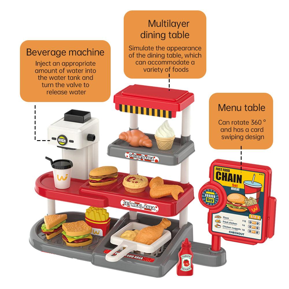 Little Fat Hugs Fast Food Stand DIY Burger Set | The Nest Attachment Parenting Hub