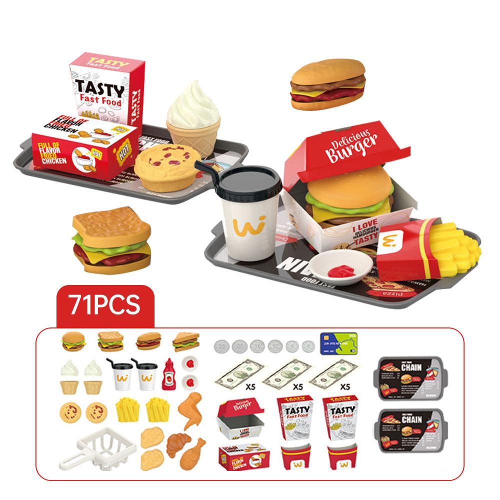 Little Fat Hugs Fast Food Stand DIY Burger Set | The Nest Attachment Parenting Hub