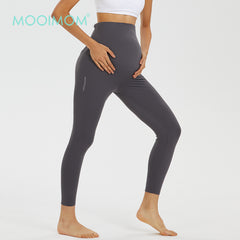 Mooimom Active Belly Cover Maternity Leggings (Long)