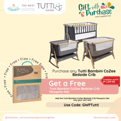 Gift with Purchase - Tutti Bambini CoZee Bedside Crib Mosquito Net | The Nest Attachment Parenting Hub