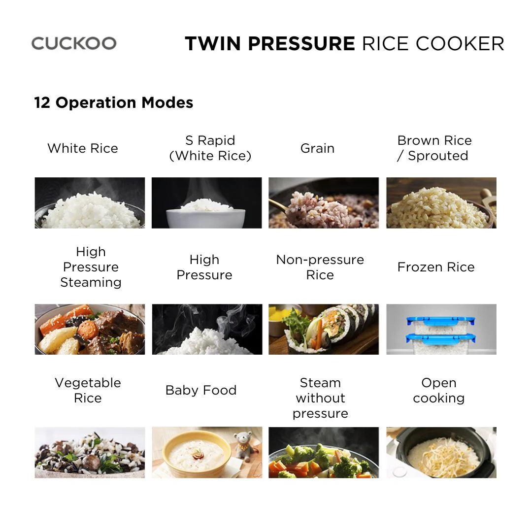 Cuckoo Multi-Functional Twin Pressure Rice Cooker | The Nest Attachment Parenting Hub