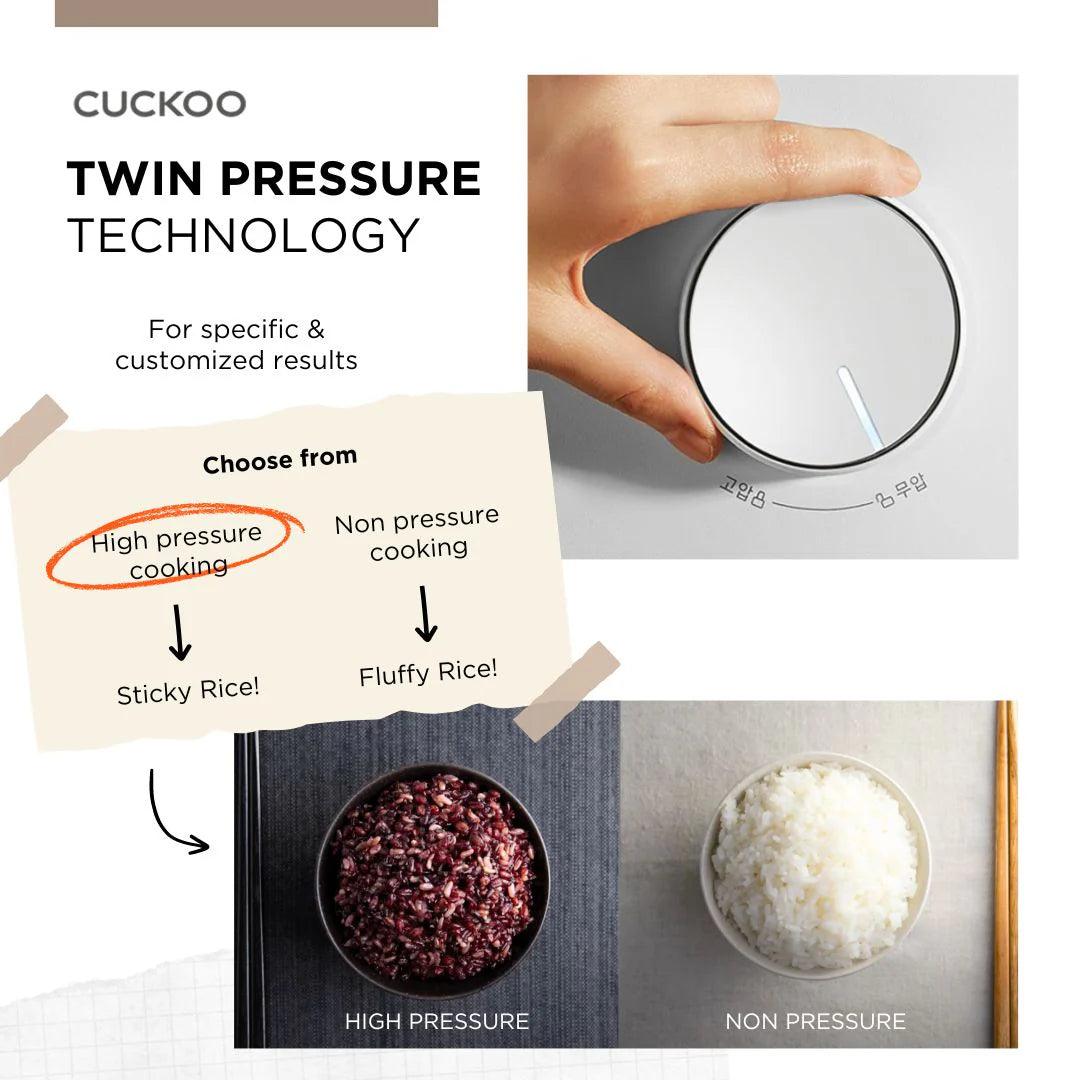 Cuckoo Multi-Functional Twin Pressure Rice Cooker | The Nest Attachment Parenting Hub