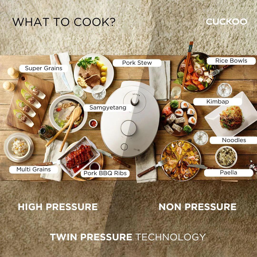 Cuckoo Multi-Functional Twin Pressure Rice Cooker | The Nest Attachment Parenting Hub