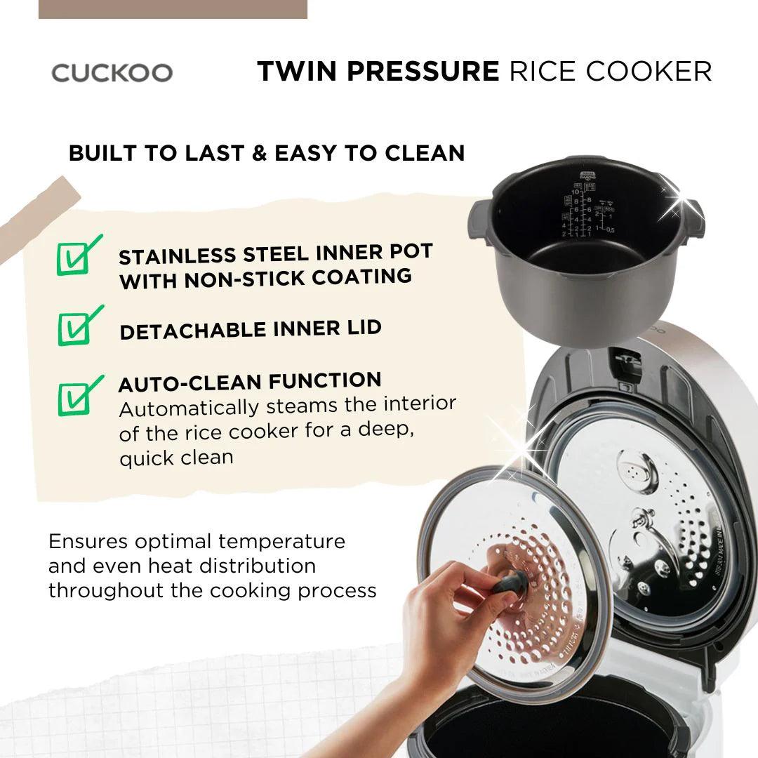 Cuckoo Multi-Functional Twin Pressure Rice Cooker | The Nest Attachment Parenting Hub