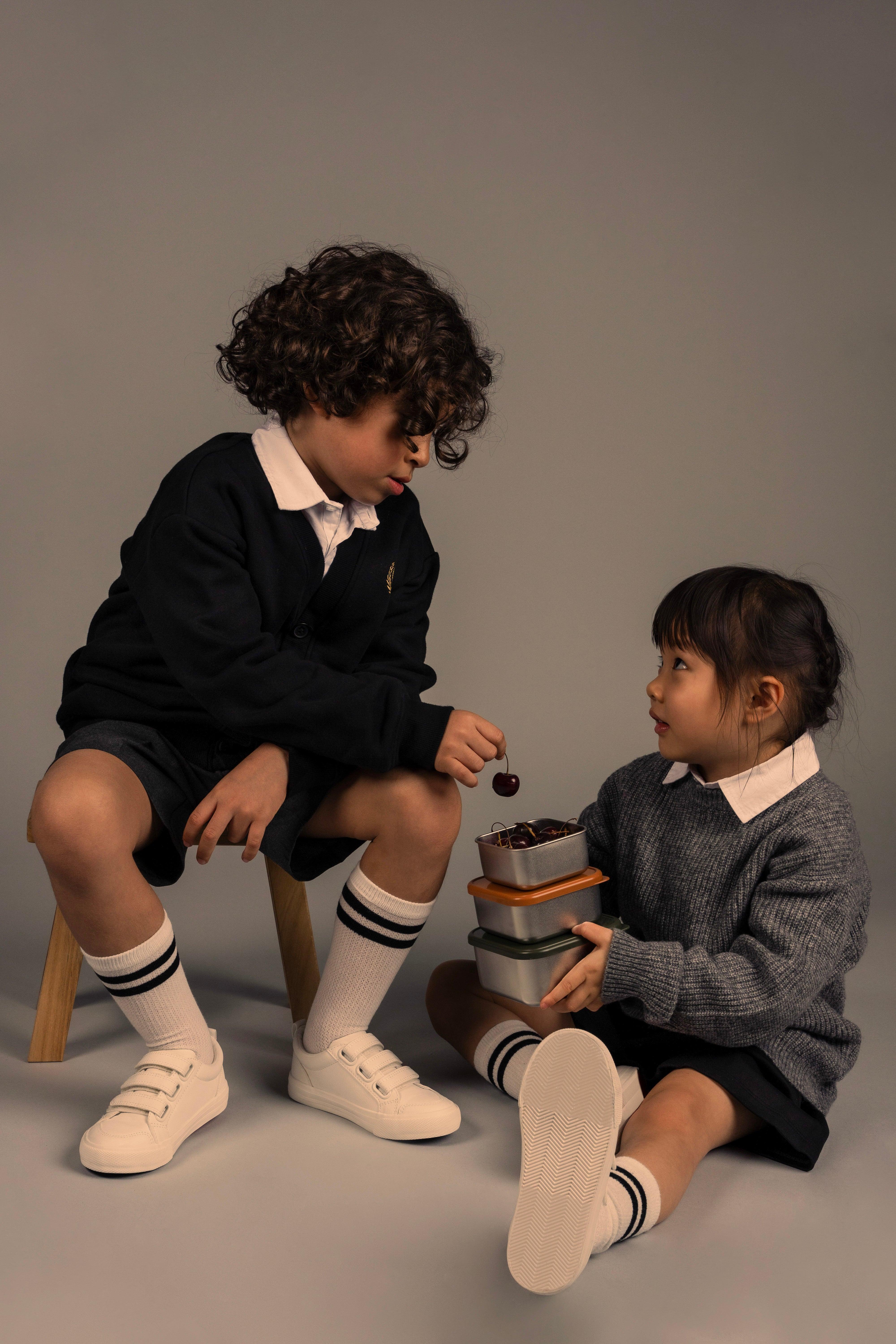 Citron Stackable Stainless steel Lunchbox Set of 3 | The Nest Attachment Parenting Hub