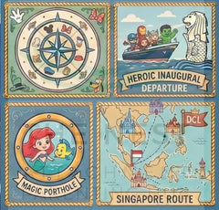 Disney Cruise Pixie Dusting Magnet