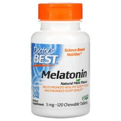 Doctor's Best Melatonin Natural Mint Flavor 5mg 120's | The Nest Attachment Parenting Hub
