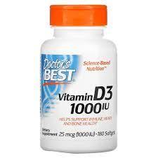 Doctor's Best Vitamin D3 1000IU 25mcg 180's | The Nest Attachment Parenting Hub