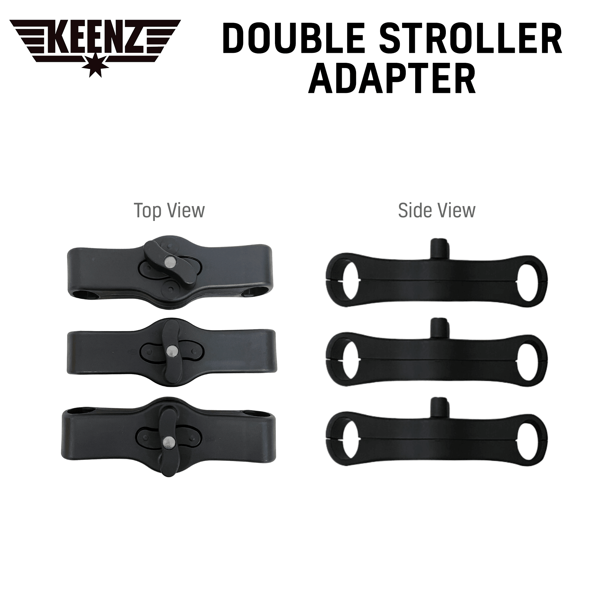 Keenz Double Stroller Adapter | The Nest Attachment Parenting Hub