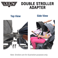 Keenz Double Stroller Adapter | The Nest Attachment Parenting Hub
