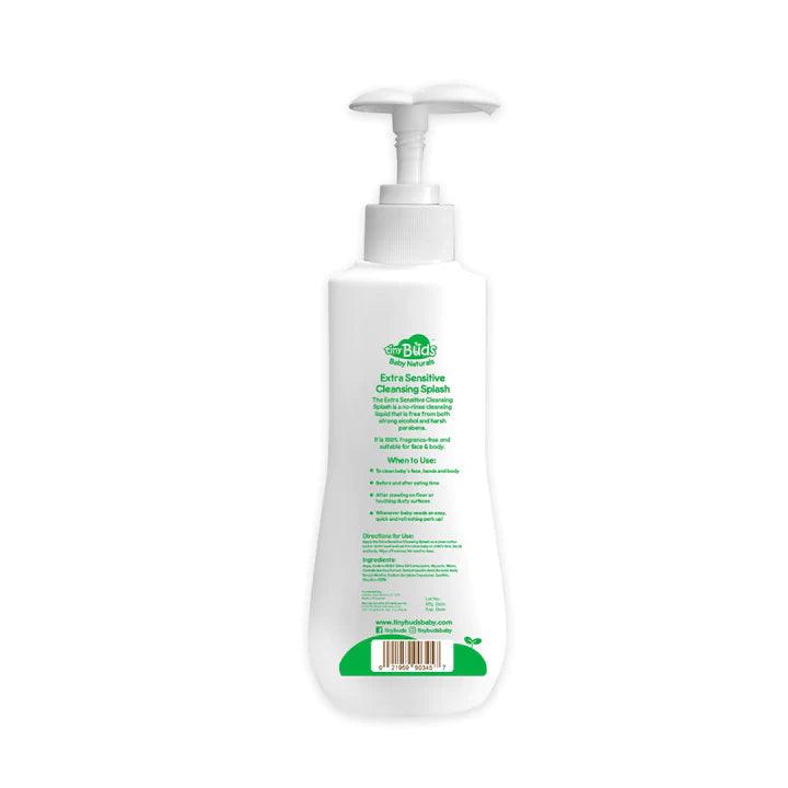 Tiny Buds Extra Sensitive Cleansing Splash 350ml | The Nest Attachment Parenting Hub