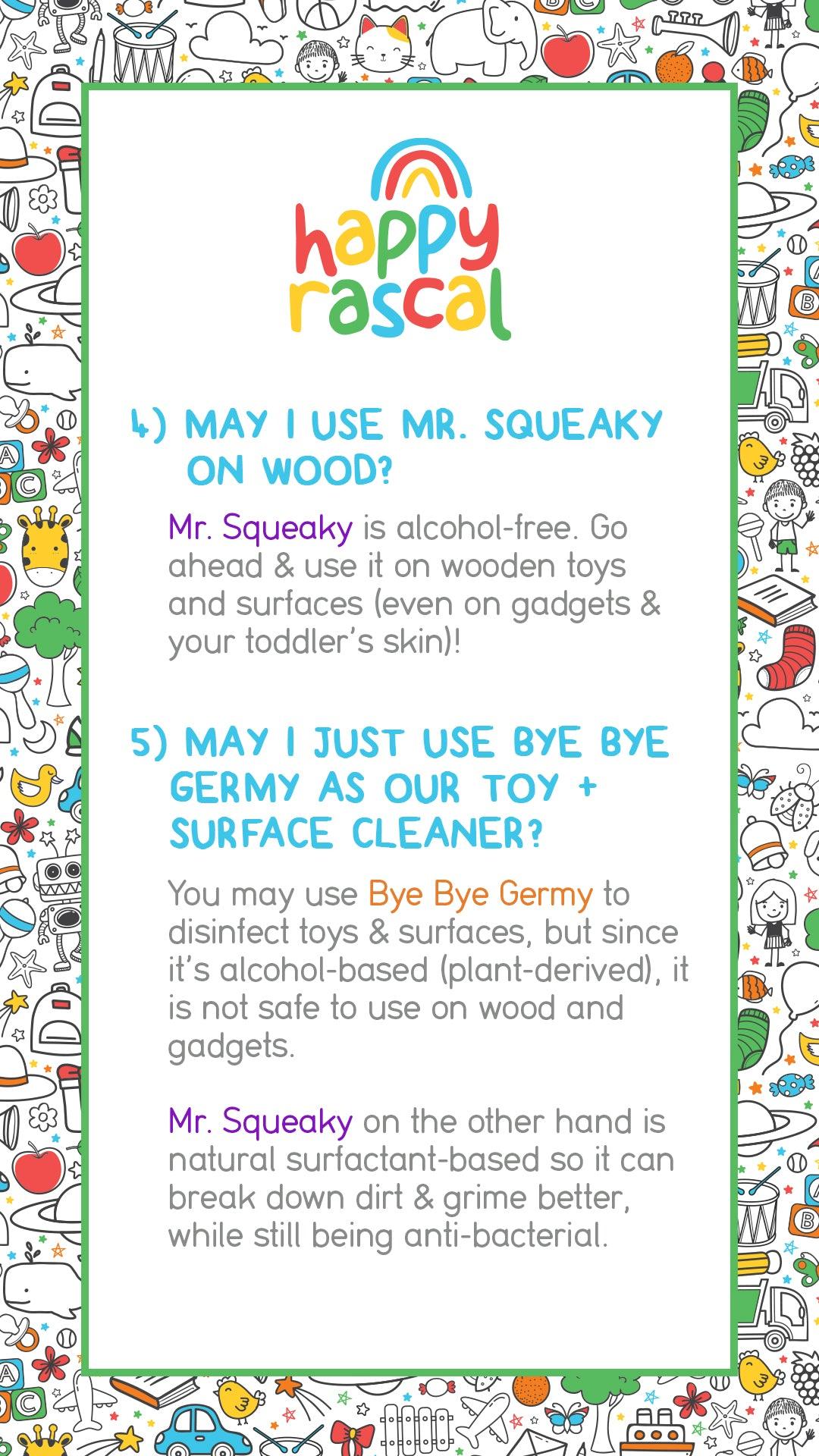 Happy Rascal Bye Bye Germy! Natural Hand Sanitizer | The Nest Attachment Parenting Hub