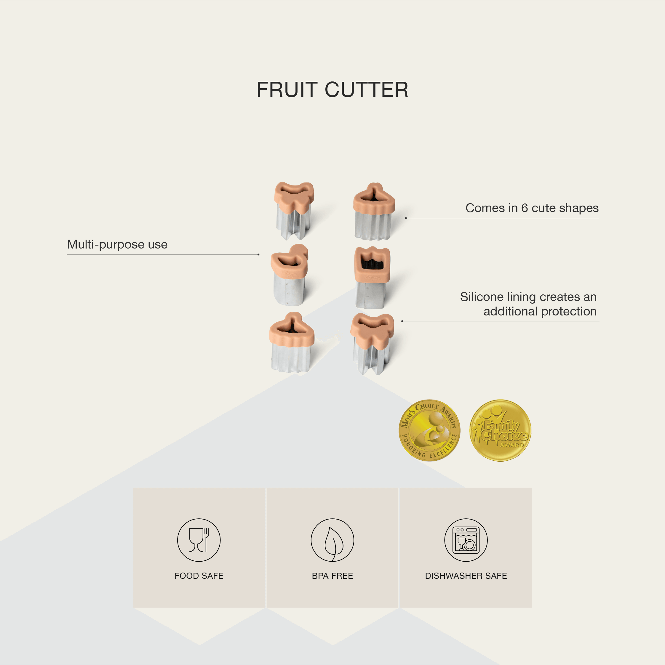 Citron Fruit Cutters | The Nest Attachment Parenting Hub