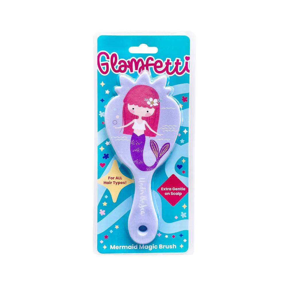 Glamfetti Mermaid Magic Detangler Brush | The Nest Attachment Parenting Hub