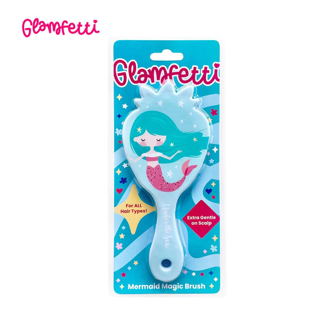 Glamfetti Mermaid Magic Detangler Brush | The Nest Attachment Parenting Hub