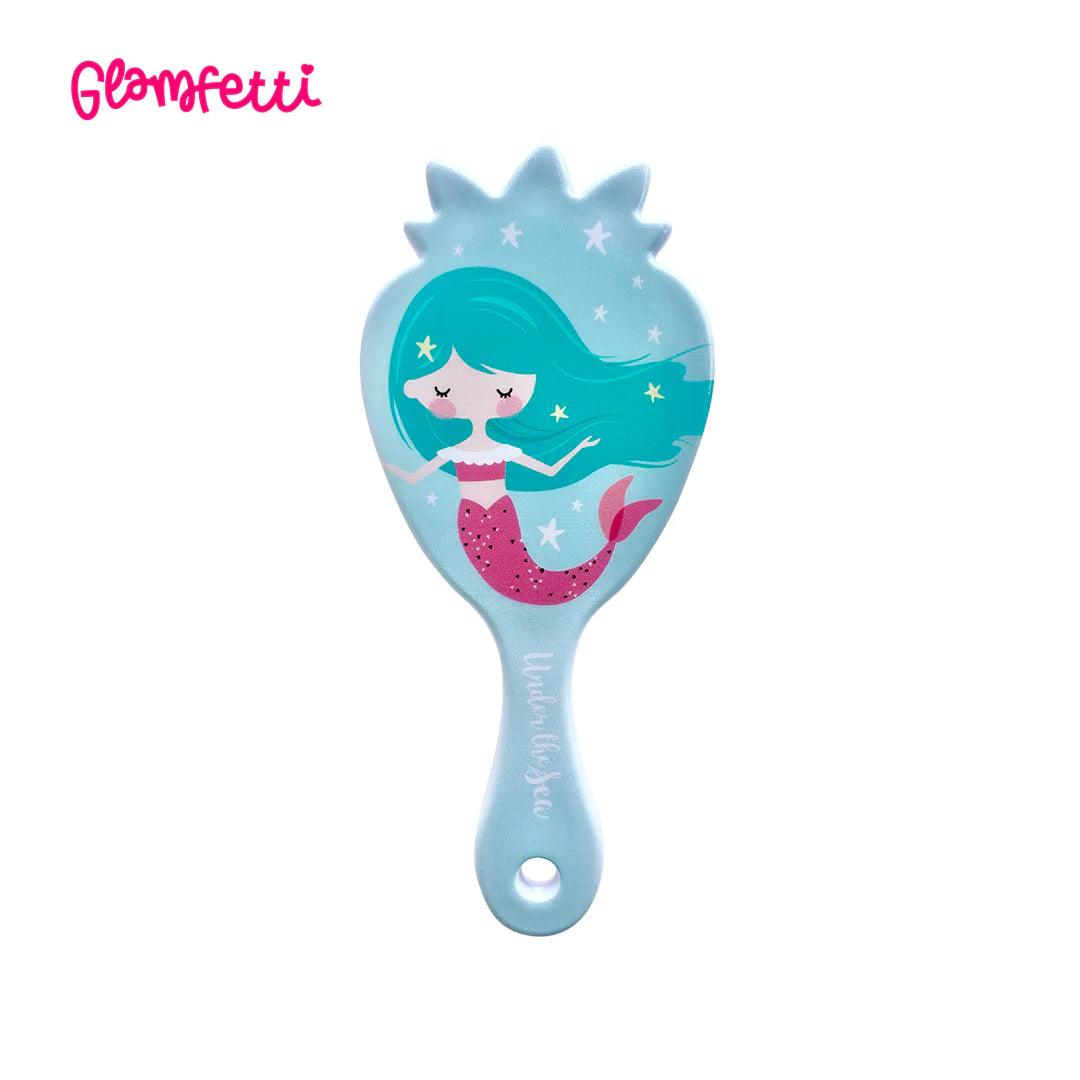 Glamfetti Mermaid Magic Detangler Brush | The Nest Attachment Parenting Hub