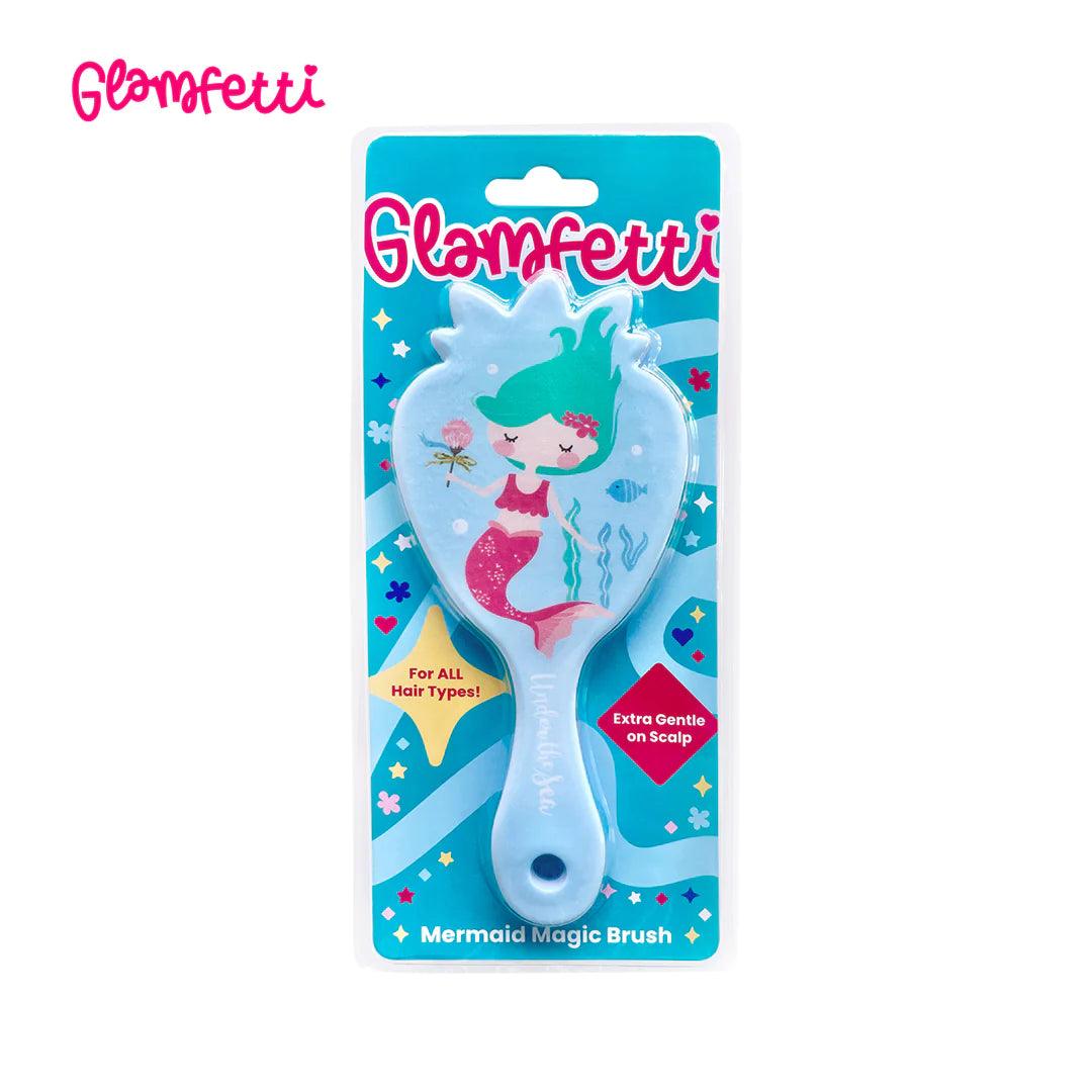 Glamfetti Mermaid Magic Detangler Brush | The Nest Attachment Parenting Hub