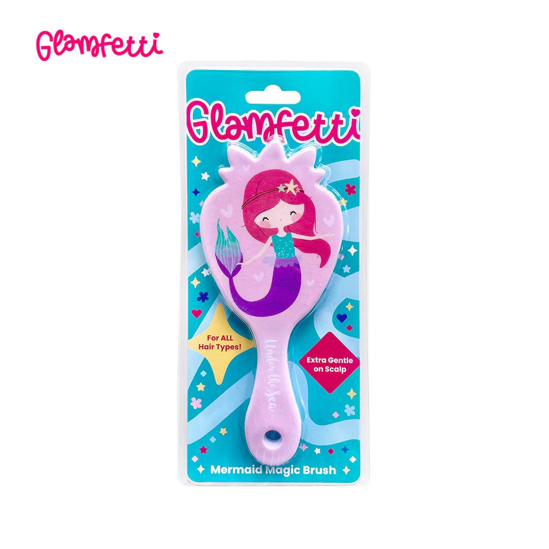 Glamfetti Mermaid Magic Detangler Brush | The Nest Attachment Parenting Hub