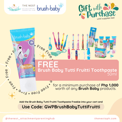 Gift with Purchase: Brush Baby Tutti Fruitti Toothpaste 50ml | The Nest Attachment Parenting Hub