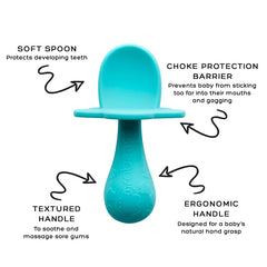 Grabease Double Silicone Teether Spoon (Set of 2)