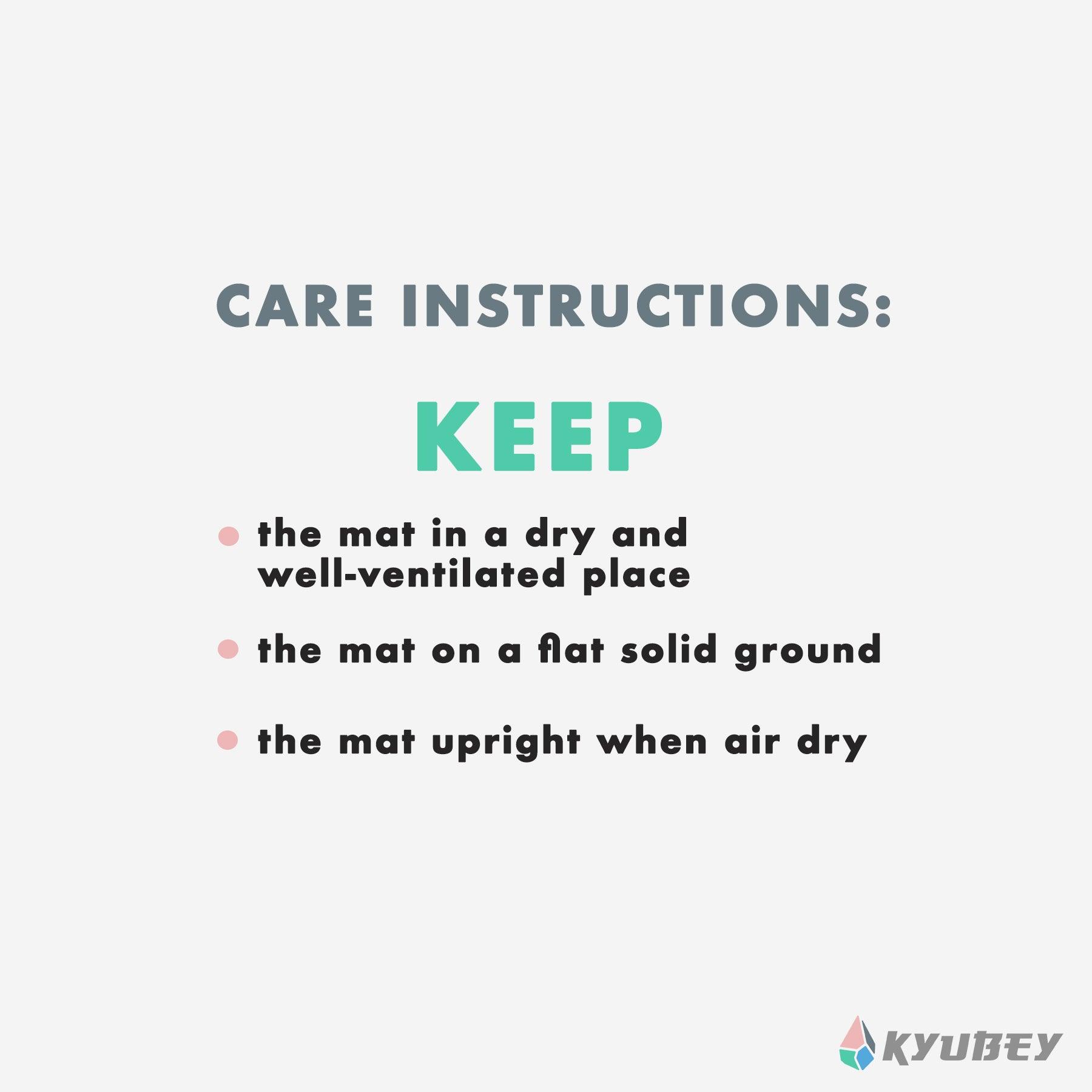 Kyubey Instadry Hard Mat | The Nest Attachment Parenting Hub