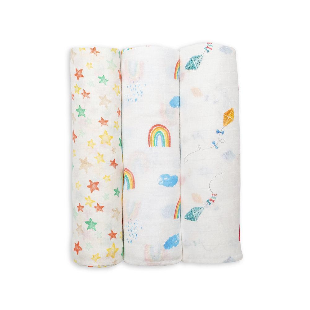 Lulujo Bamboo Muslin (Set of 3) | The Nest Attachment Parenting Hub