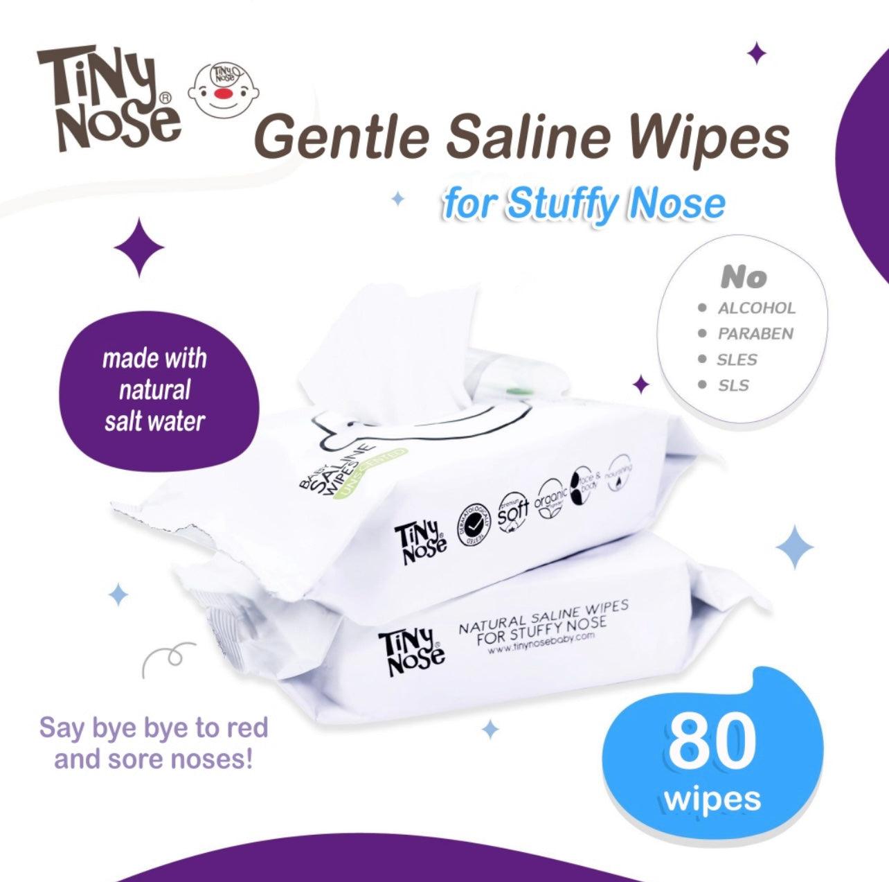 Tiny Nose Baby Saline Wipes Unscented 0m+ | The Nest Attachment Parenting Hub