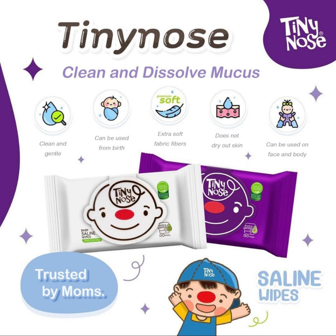 Tiny Nose Baby Saline Wipes Unscented 0m+ | The Nest Attachment Parenting Hub