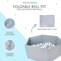 Bonjour Baby Foldable Ball Pit with 300 balls | The Nest Attachment Parenting Hub