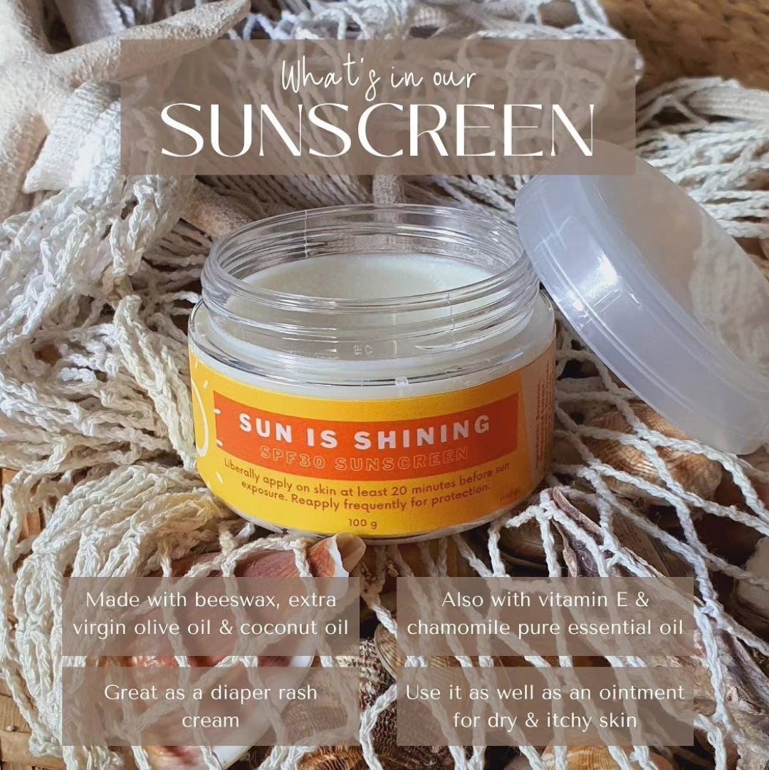 Indigo Baby Sun is Shining SPF 30 Baby Sunscreen 100g (0m+) | The Nest Attachment Parenting Hub