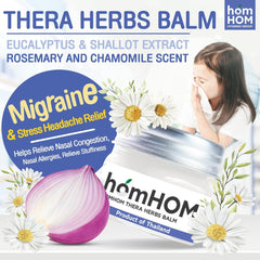 homHOM Nourishing Oil Baml Thera Herbs Balm 25g 3y+