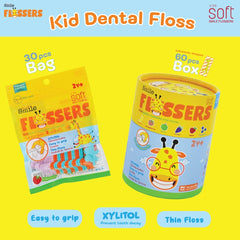 Smile Soft Flossers Kid Dental Floss 2y+