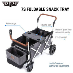 Keenz 7S Stroller Wagon Portable Snack Tray | The Nest Attachment Parenting Hub