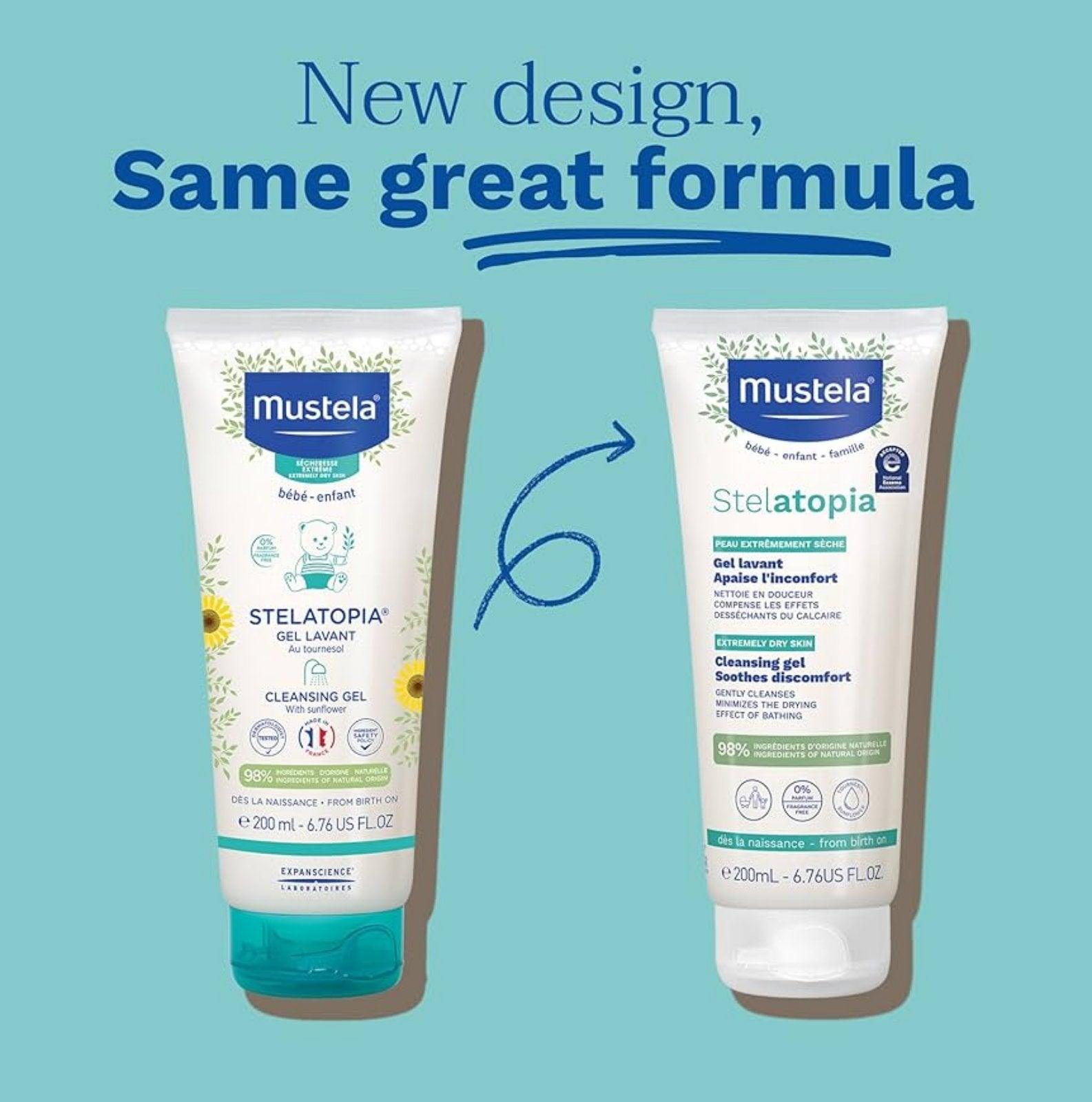 Mustela Stelatopia Cleansing Gel | The Nest Attachment Parenting Hub