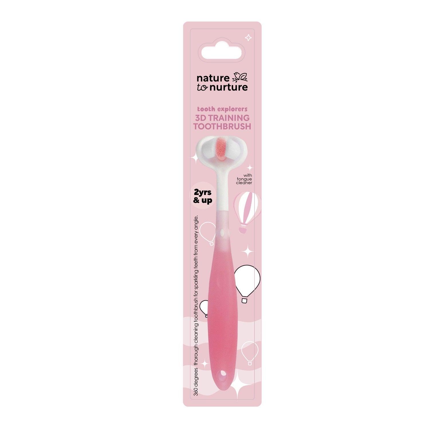 Nature to Nurture Tooth Explorers 3D Training Toothbrush 2y+ | The Nest Attachment Parenting Hub