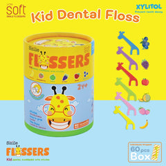 Smile Soft Flossers Kid Dental Floss 2y+