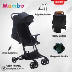 MamboBabyPh - Mambo Fit Baby Pocket Travel Stroller 0m+