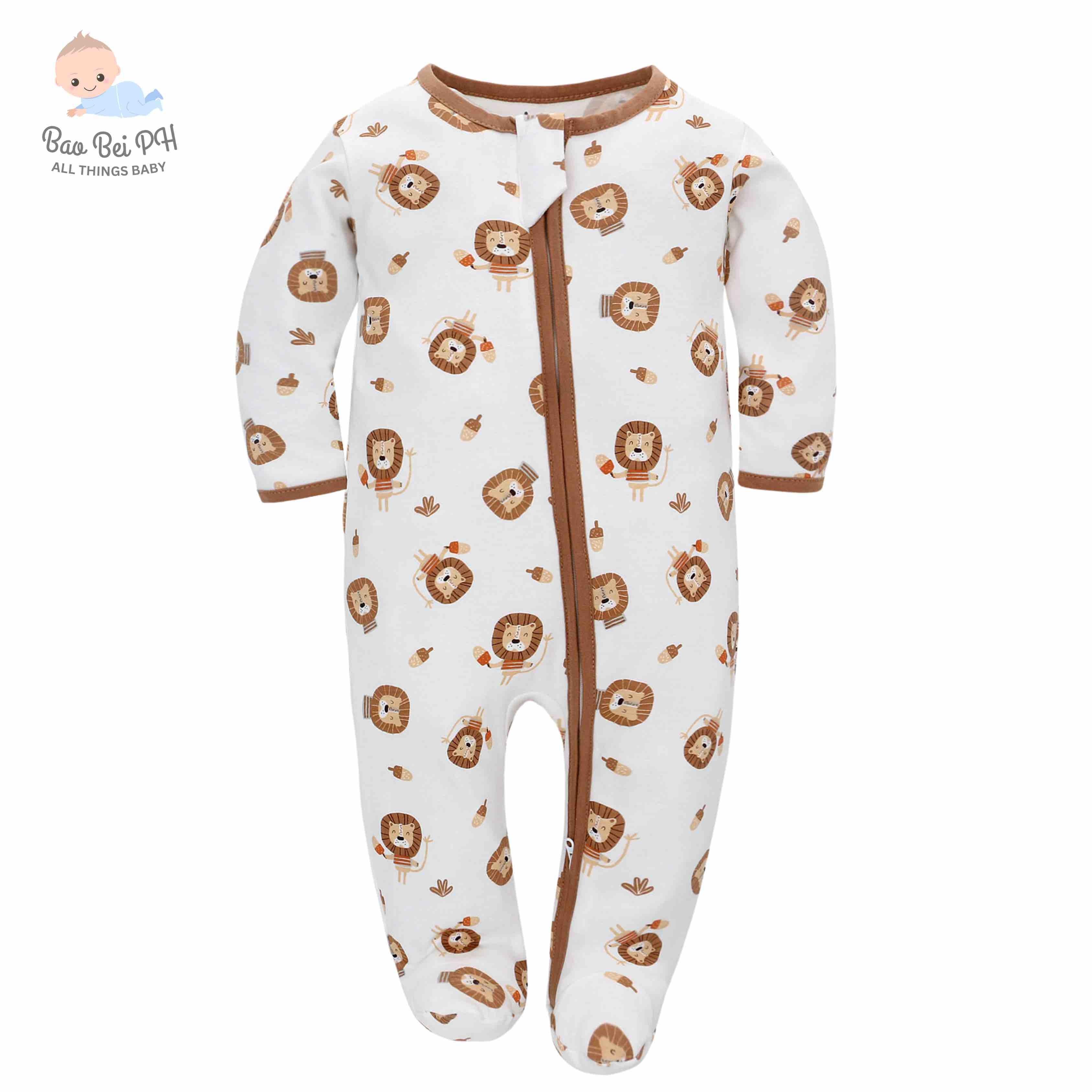 Bao Bei Jared Zippered Frogsuit 3-6mo | The Nest Attachment Parenting Hub