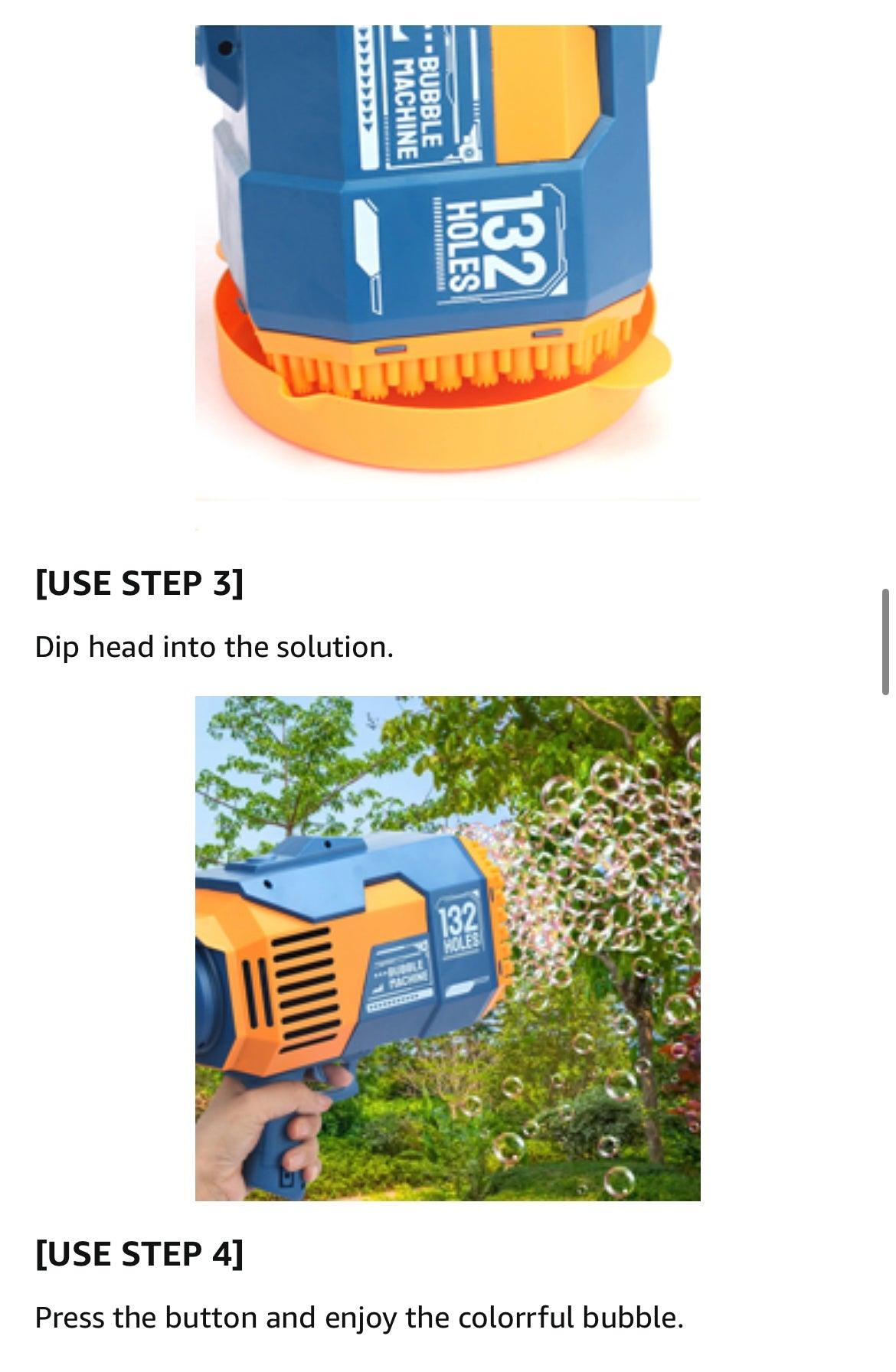 Little Fat Hugs Disco Bubble Gun 132 Holes | The Nest Attachment Parenting Hub