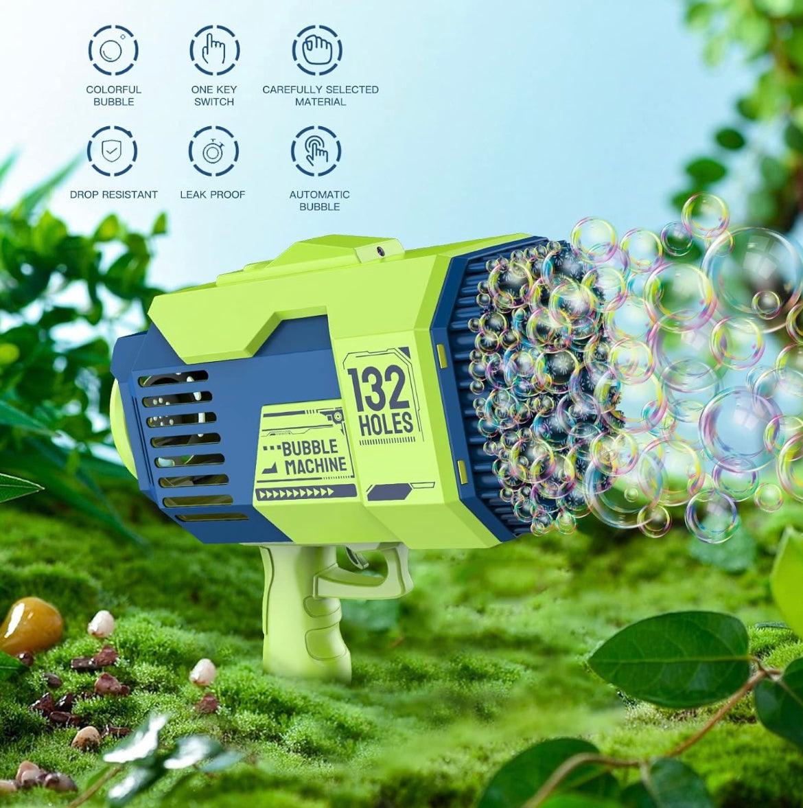 Little Fat Hugs Disco Bubble Gun 132 Holes | The Nest Attachment Parenting Hub