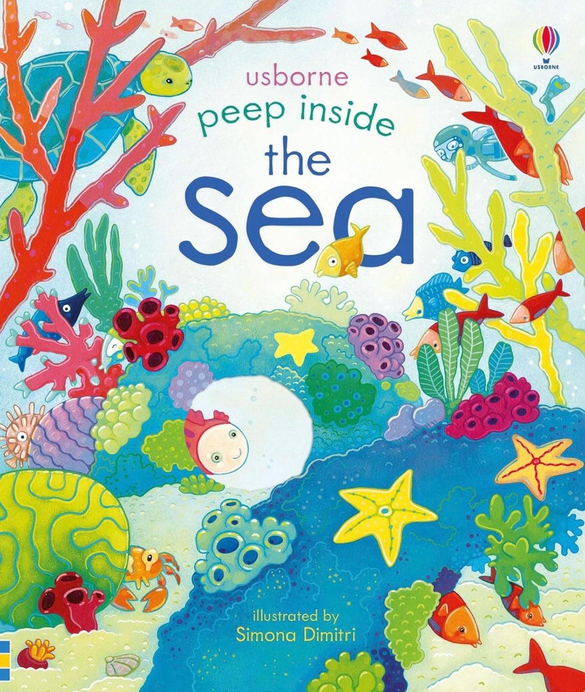 Usborne - Peep Inside the Sea 3+ | The Nest Attachment Parenting Hub