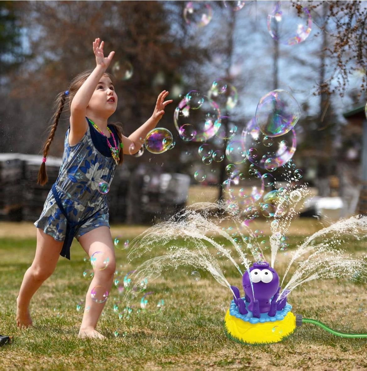 Little Fat Hugs Octopus Sprinkler with Bubble | The Nest Attachment Parenting Hub