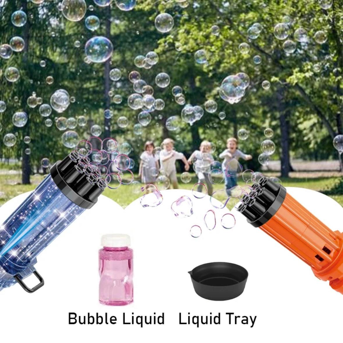 Little Fat Hugs Gatling Bubble Gun 12 Hole | The Nest Attachment Parenting Hub