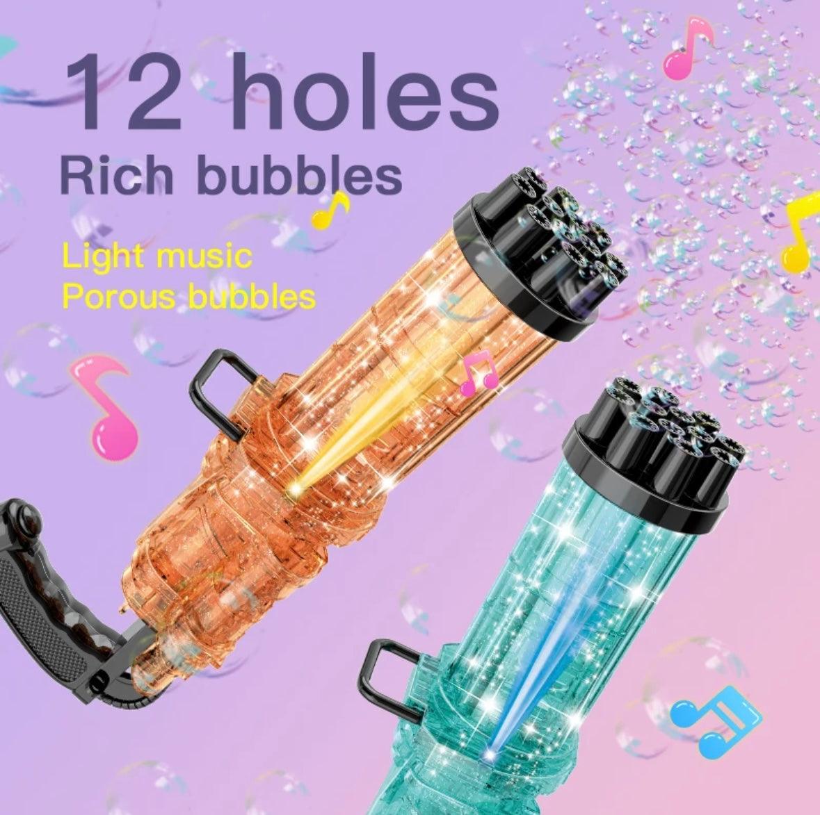 Little Fat Hugs Gatling Bubble Gun 12 Hole | The Nest Attachment Parenting Hub