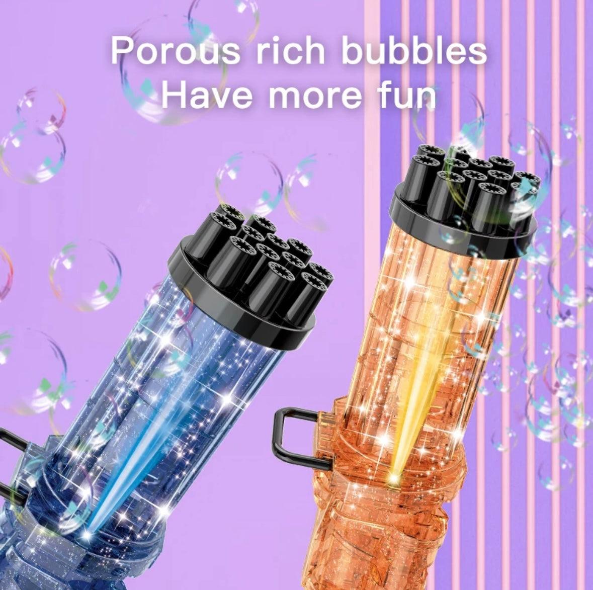 Little Fat Hugs Gatling Bubble Gun 12 Hole | The Nest Attachment Parenting Hub