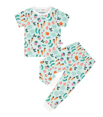 Bamberry Baby Garden Fresh Collection Short Sleeves Pajama Set - Veggies