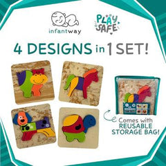 Infantway Playsafe Lil Beginners Foam Puzzle Set | The Nest Attachment Parenting Hub