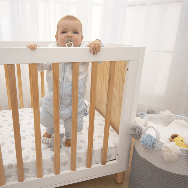 Living Textiles 2-pack Jersey Cot Fitted Sheets | The Nest Attachment Parenting Hub