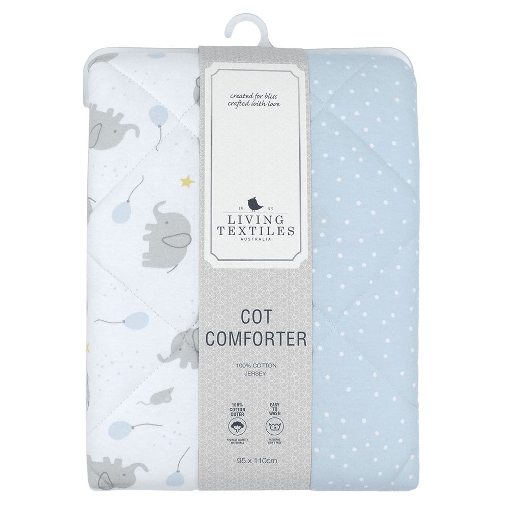 Living Textiles Jersey Cot Comforter | The Nest Attachment Parenting Hub